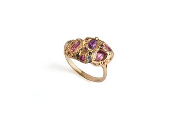 Pink Sapphire Sunken Treasure Ring, 2 of 3