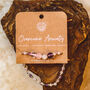 Faceted Crystal Intention Beaded Bracelet, thumbnail 4 of 12