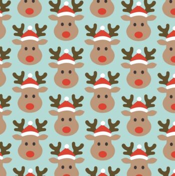 Christmas Rudolph Wrapping Paper, 5 of 5