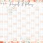 2022 Peach And Greenery Landscape Wall Planner, thumbnail 2 of 2