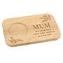 Personalised Floral Wooden Coaster Tray, thumbnail 5 of 7