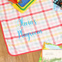 Personalised Cotton Pastel Baby Play Mat Blanket, thumbnail 8 of 9