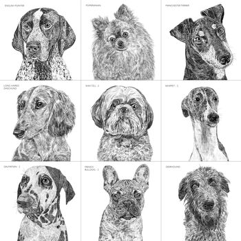 Personalised Dog Portrait, 10 of 10