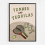 Tennis And Tequilas Print, thumbnail 7 of 9