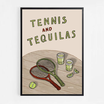 Tennis And Tequilas Print, 7 of 9
