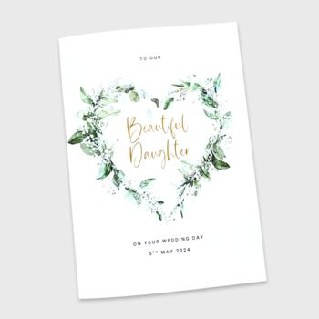 Wedding Day Card For Daughter Bride, 2 of 3