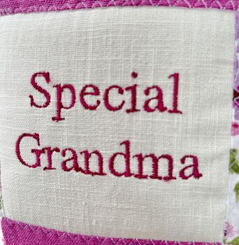 Special Grandma Cushion   Pink And Purple, 5 of 7