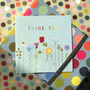 Floral Thank You Card, thumbnail 1 of 5