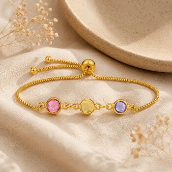 Personalised Create Your Own Family Birthstones Bracelet, 6 of 12