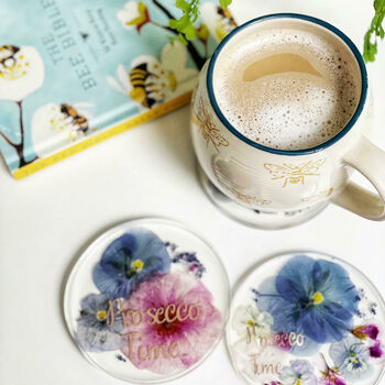 Personalised Fresh Flower Coasters, 2 of 7