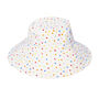 Rainbow Hearts Reversible Sun Hat, thumbnail 2 of 3