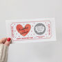Valentine’s Day Scratch Card With Personalised Heart, thumbnail 7 of 8