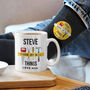 Mug And Socks Gift Set For Men Fixer Of All Things, thumbnail 3 of 5