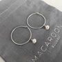 Freshwater Pearl Hoop Earrings, thumbnail 1 of 7