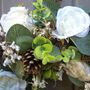 Green And White Rose Wreath, thumbnail 3 of 4