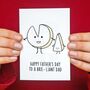'A Brie Liant Dad' Funny Cheese Father's Day Card, thumbnail 1 of 4