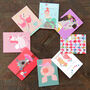 Girls' Mini Birthday Card Pack, thumbnail 1 of 9
