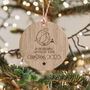 Personalised Remembrance Christmas Tree Decoration, thumbnail 1 of 2