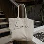 Personalised Large Canvas Tote Bag, thumbnail 2 of 5