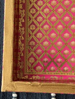 Square Wood Decorative Tray Bedside Trinket Dish, 10 of 12