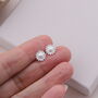 18th Birthday Sterling Silver Daisy Earrings, thumbnail 2 of 8