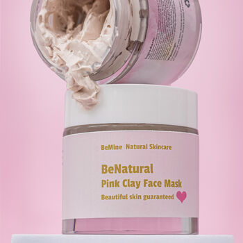 Be Natural Pink Clay Face Mask, 3 of 4