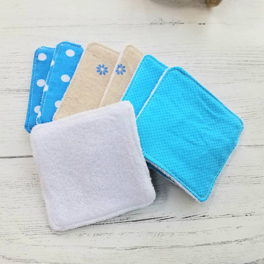 eco friendly re usable cotton facial wipes by honeypips