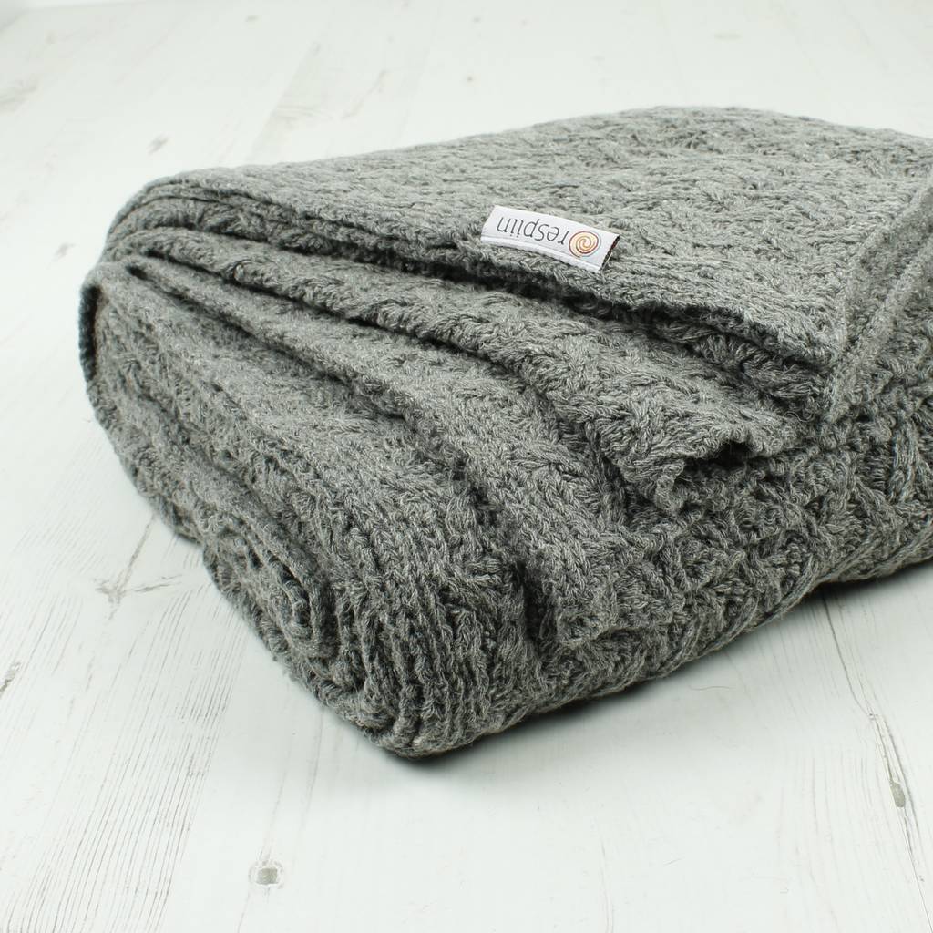 recycled wool throws by green tulip ethical living