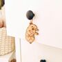 Personalised Wooden Otter/Bear Hanging Decoration, thumbnail 5 of 6