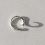 Sterling Silver Adjustable Spiral Ring, thumbnail 5 of 9