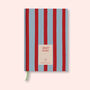 2027 Diary | A5 Hardcover Week To View | Red And Blue Stripe, thumbnail 1 of 8