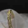 16 K Gold Floral Cut Out Adjustable Cuff Bracelet Hollow Vine Design Elegant Gold Plated Filigree Bracelet Gift For Her, thumbnail 4 of 9