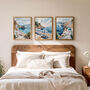 Set Of Three Santorini, Greece Watercolour Art Prints, thumbnail 2 of 9