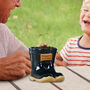 Personalised Blue Welly Boot Garden Planter, thumbnail 1 of 9