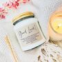 Personalised Good Luck Scented Soy Candle, thumbnail 1 of 7