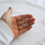 60th Birthday Gift, Sterling Silver Personalised Heart Necklace, thumbnail 3 of 9