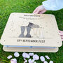 Personalised Wedding Welly Boot Flower Press, thumbnail 2 of 5