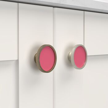 Pink Shade Cupboard Drawer Door Cabinet Knobs Handles, 2 of 9