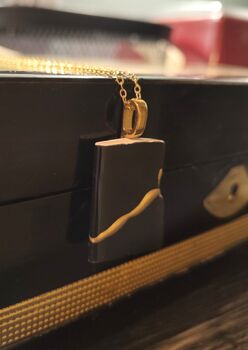 Black Kintsugi Necklace #Three, 2 of 2