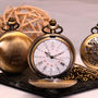 Personalised Bronze Pocket Watch Compass Design, thumbnail 2 of 5