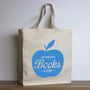 Personalised Teacher Tote Bag, Apple Design, thumbnail 2 of 3