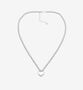 Kokoro Silver Heart Necklace, thumbnail 1 of 4