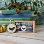 Have A Holly, Jolly Christmas! Christmas Mini Matchbox Cross Stitch Kit, thumbnail 1 of 5
