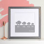 Personalised Flock Of Sheep Family Print, thumbnail 1 of 8