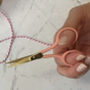 Cute And Colourful Embroidery Scissors With Gold Blades, thumbnail 6 of 9