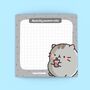 Cute Cat Bubble Tea Sticky Notes, thumbnail 1 of 5