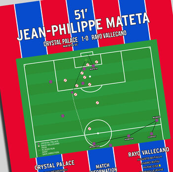Jean–Philippe Mateta Goal Europa Conference League Final 2026 Crystal Palace Print, 2 of 2