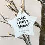 Personalised 'Our First Home' Christmas Tree Decoration, thumbnail 1 of 2