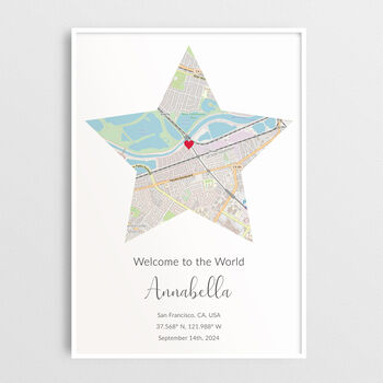 Where Our Journey Began Personalised Map Print Anniversary Gift, 12 of 12
