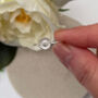 Thank You Teacher Gift Sterling Silver Mini Sunflower Earrings, thumbnail 10 of 11